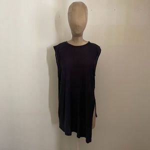 ACNE STUDIOS NAVY BLUE MUSCLE TEE